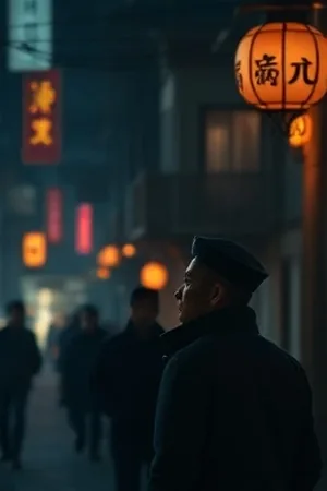 《夜航信号》天台场景剧照，风向标在暮色中转动